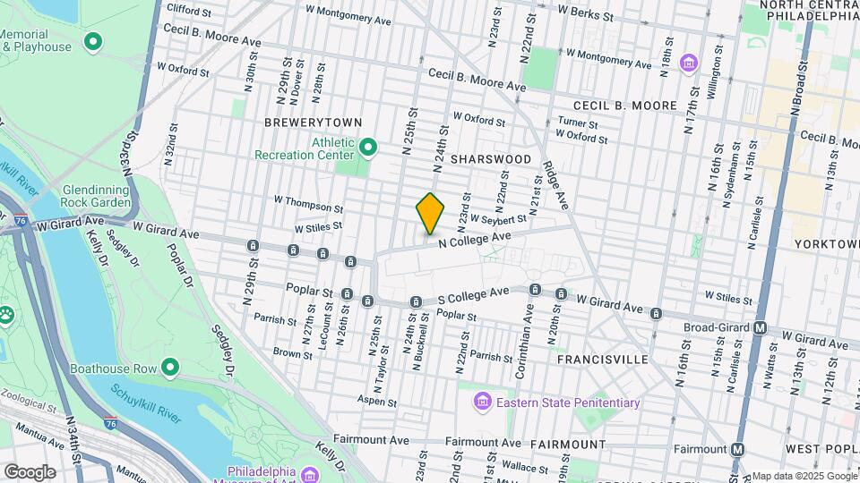 2347 N College Ave Mapa y Detalles de la Ubicación