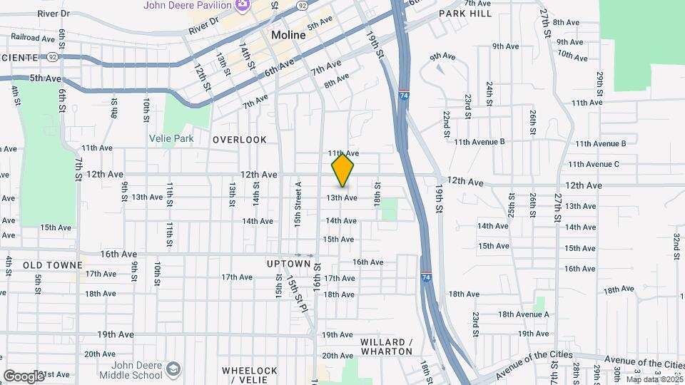1637 13th Ave Map and Location Details