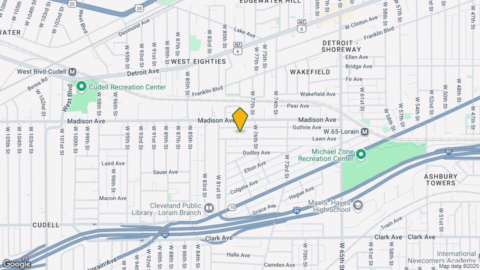 7712 Lawn Ave Mapa y Detalles de la Ubicación