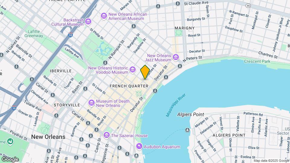 541-543 Dumaine St Map and Location Details