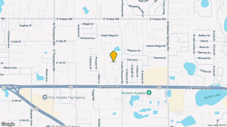 1632 Wekiva Crossing Blvd Map and Location Details