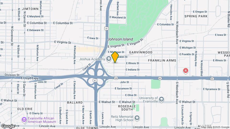 1301 E Illinois St Map and Location Details