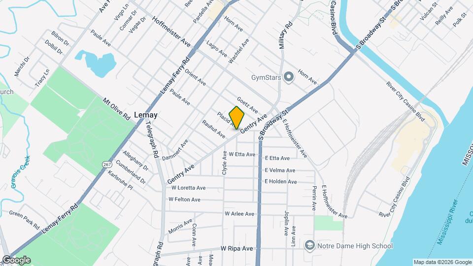 9511 Gentry Ave Map and Location Details