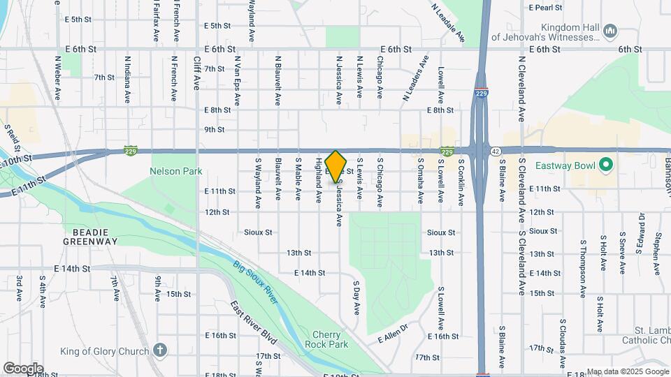 317 S Jessica Ave Map and Location Details