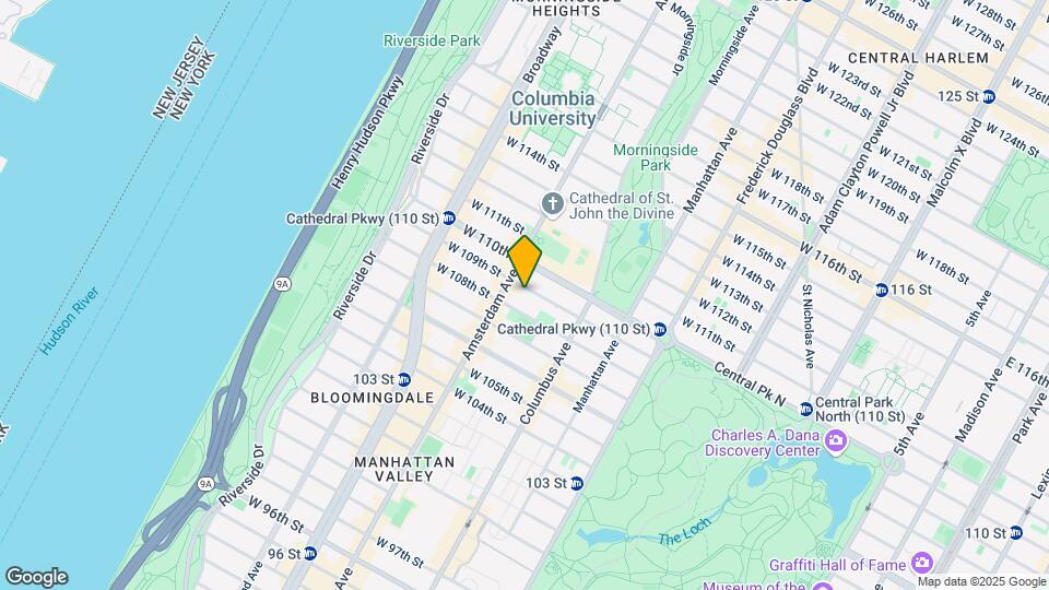 142-144 W 109th St Map and Location Details