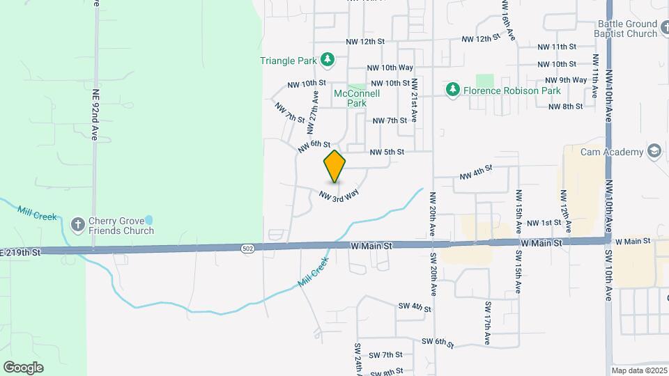304 NW 25th Pl Map and Location Details