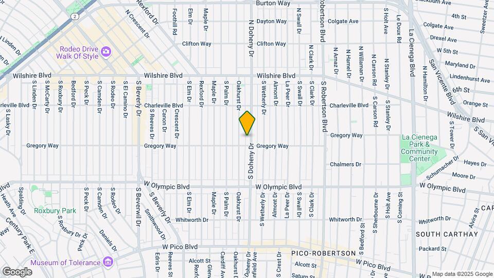 265 S Doheny Dr Map and Location Details