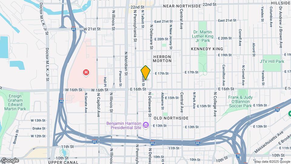 1627 N Talbott St Map and Location Details