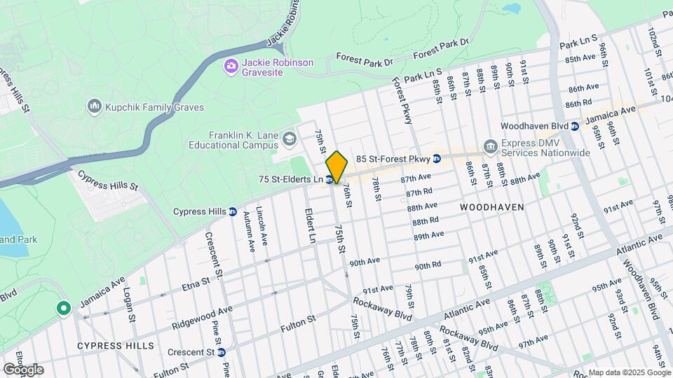 86-13 75th St Map and Location Details