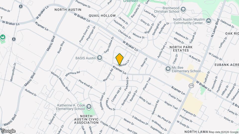 11011 Jordan Ln Map and Location Details