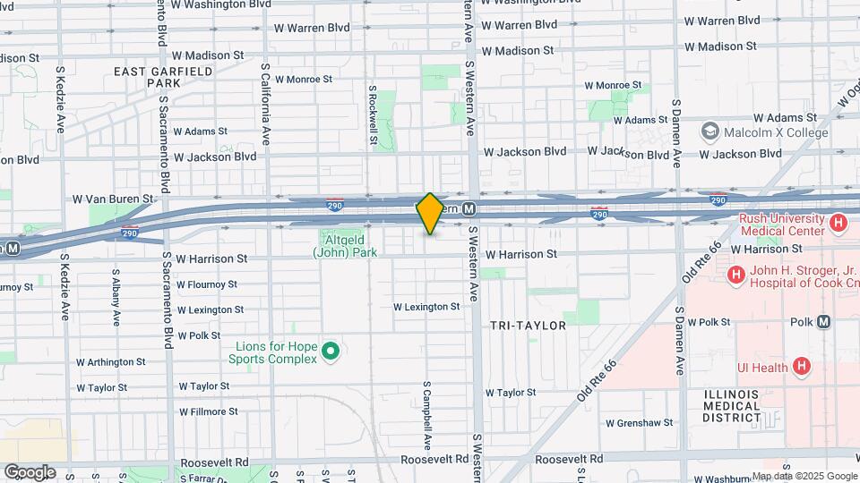 517 S Campbell Ave Map and Location Details