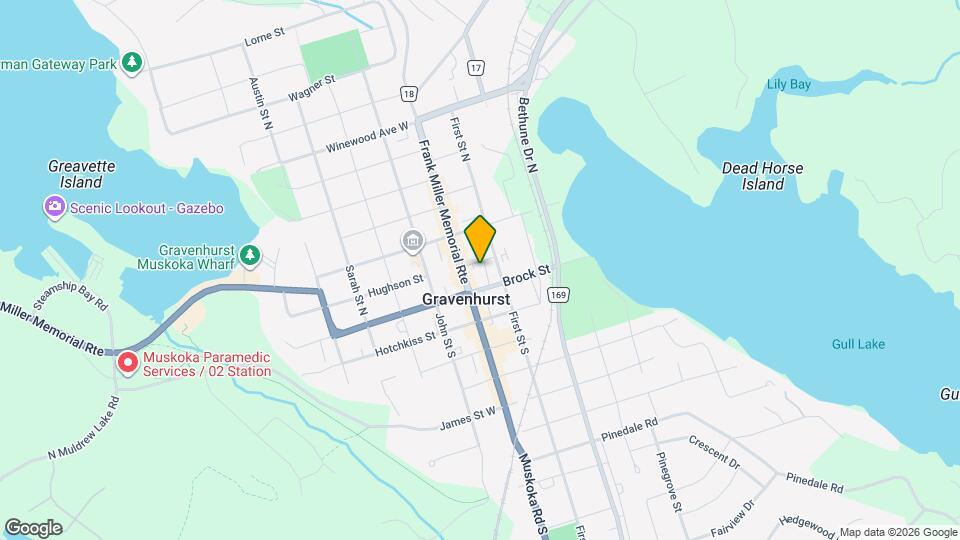 155 Harvie St Map and Location Details