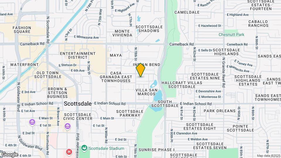 7814 E Heatherbrae Ave Map and Location Details