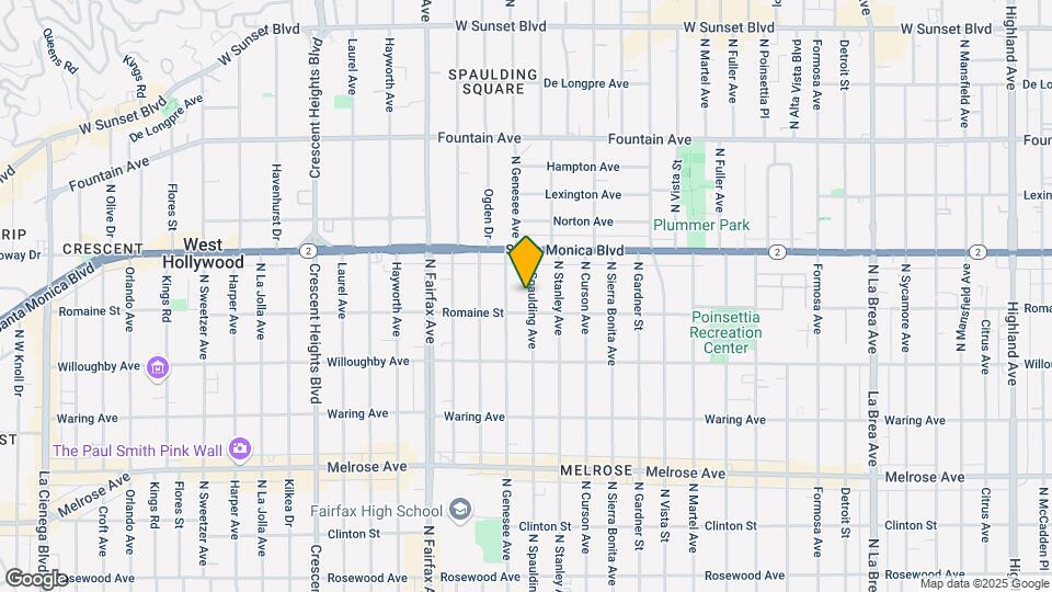 1017 N Spaulding Ave #8 Map and Location Details