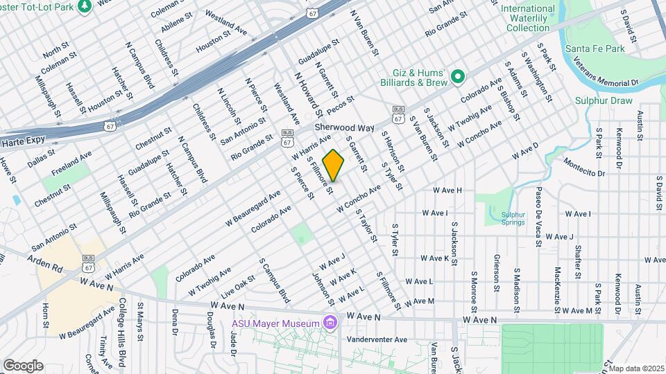 212 S Fillmore St Map and Location Details