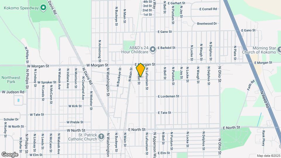 1900 N Market St Map and Location Details