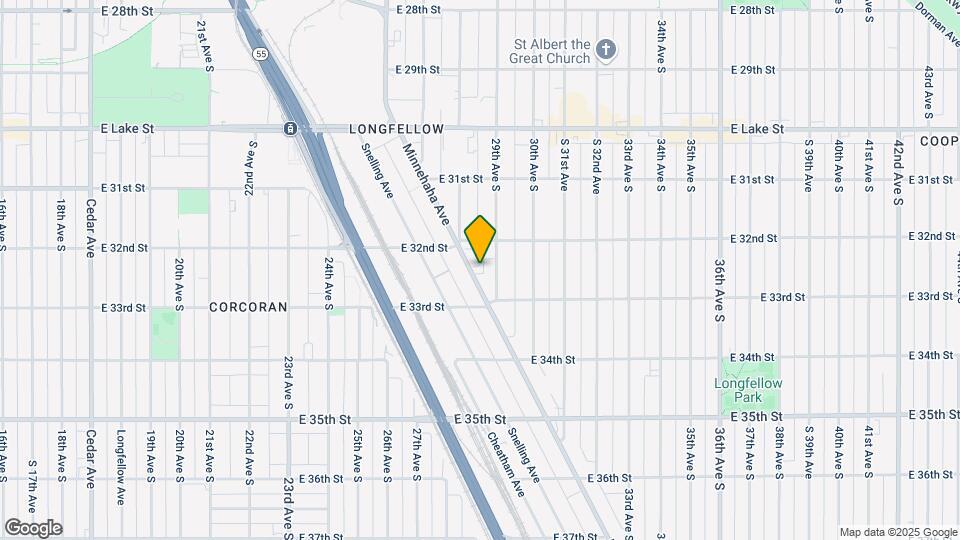 3233 Minnehaha Ave Map and Location Details