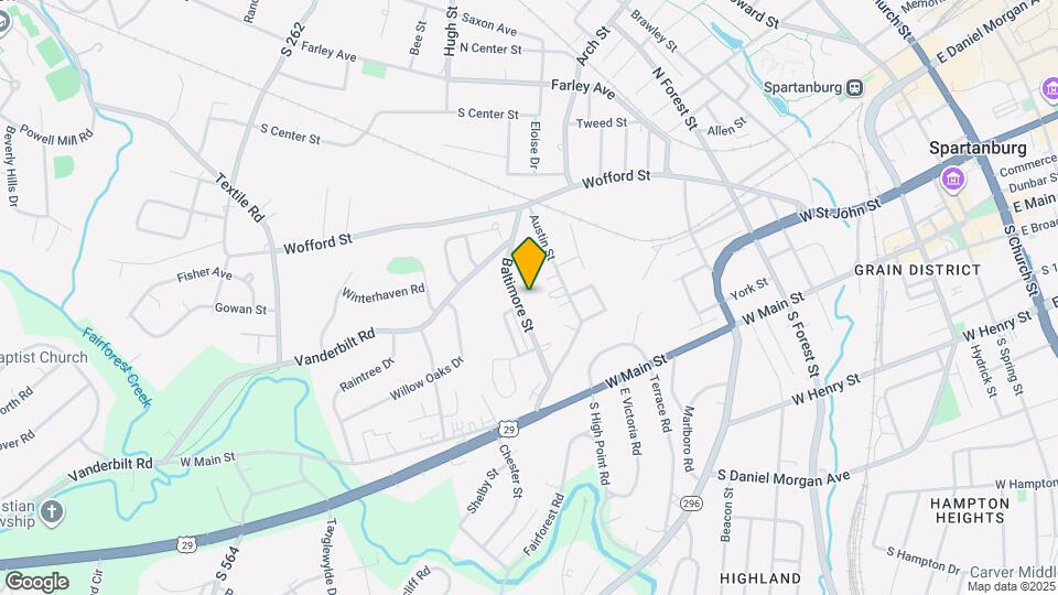 751 Baltimore St Map and Location Details