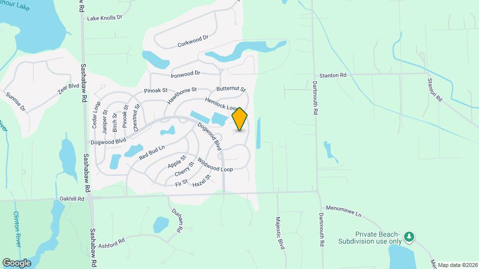 4512 Spruce Ct Map and Location Details
