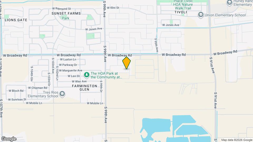 9726 W Tamarisk Ave Map and Location Details