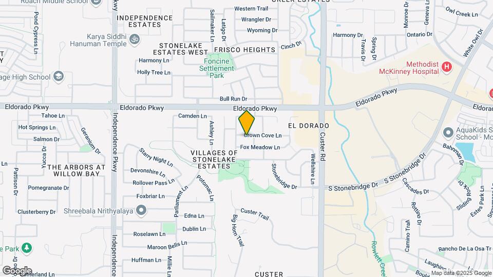 15461 Crown Cove Ln Map and Location Details