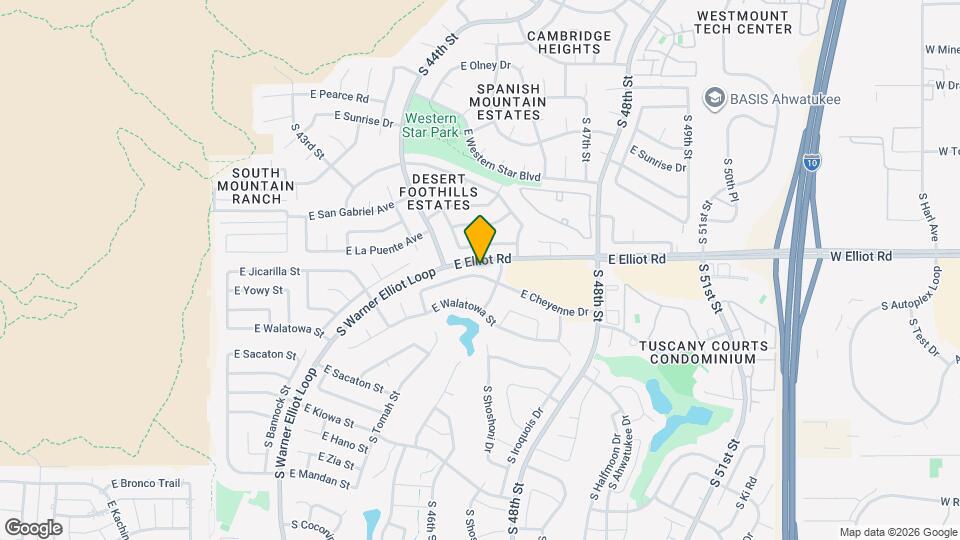 4536 E Cheyenne Dr Map and Location Details