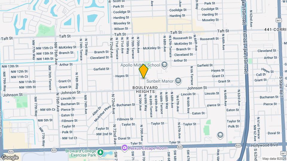 1010 N 69th Way Map and Location Details