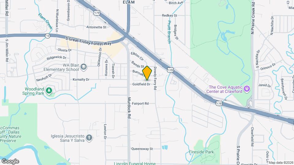 8217 Goldfield Dr Map and Location Details