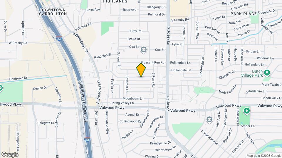 1838 Burning Tree Ln Map and Location Details