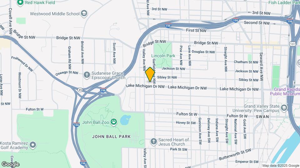 1213 Lake Michigan Dr NW Map and Location Details