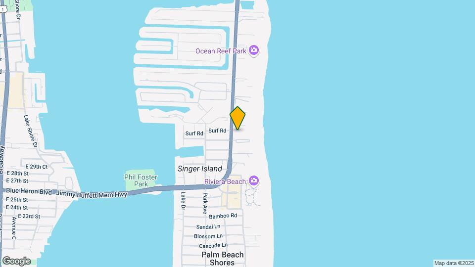 3100 N Ocean Dr Map and Location Details