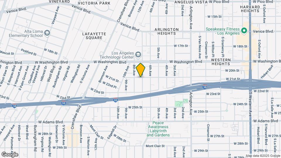 2101 7th Ave Mapa y Detalles de la Ubicación