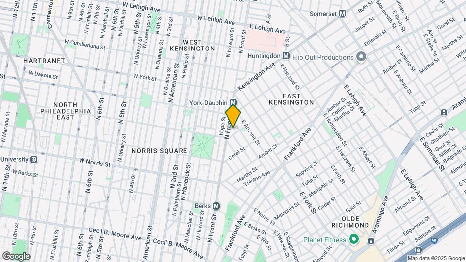 2216 Emerald St Map and Location Details