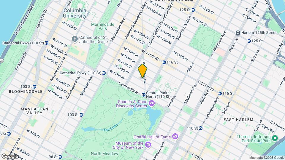 123 W 112th St Map and Location Details