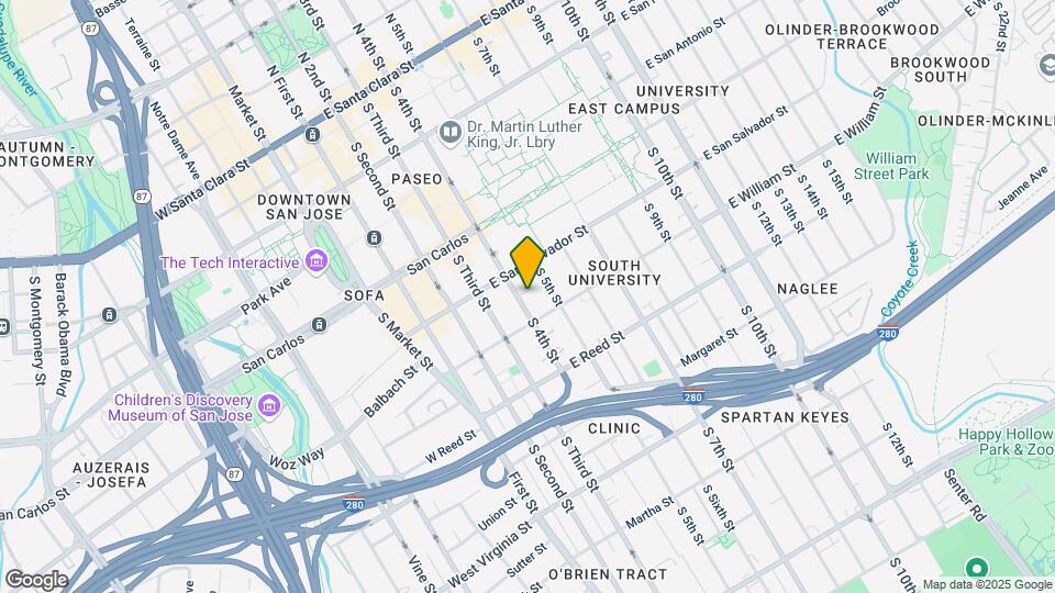 452 S 4th St Mapa y Detalles de la Ubicación