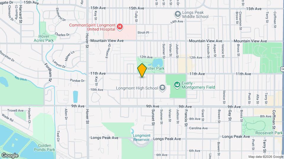 1036 Lilac St Map and Location Details