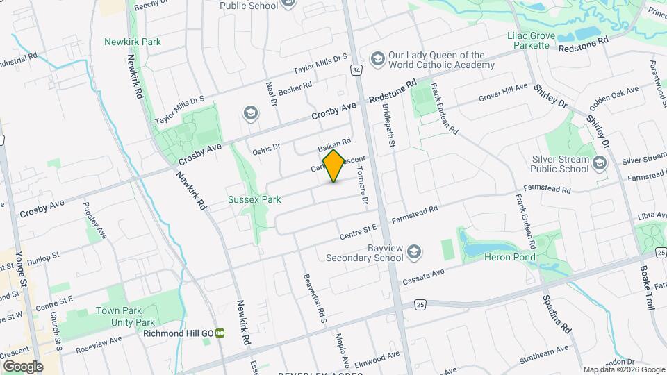 16 Cartier Crescent Map and Location Details