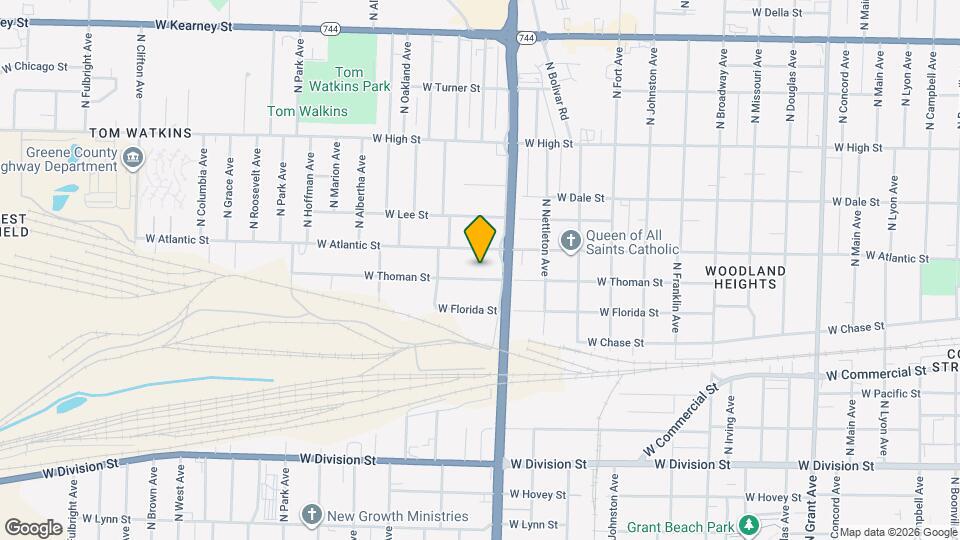 1627 W Thoman St Map and Location Details