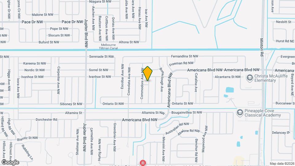 609 Concha St NW Map and Location Details