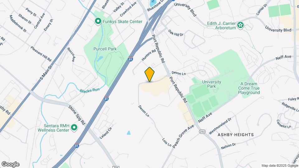 1334 Devon Ln Map and Location Details