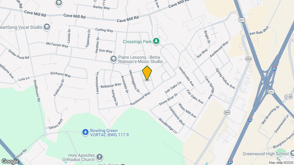 2536 Goldenrod Dr Map and Location Details