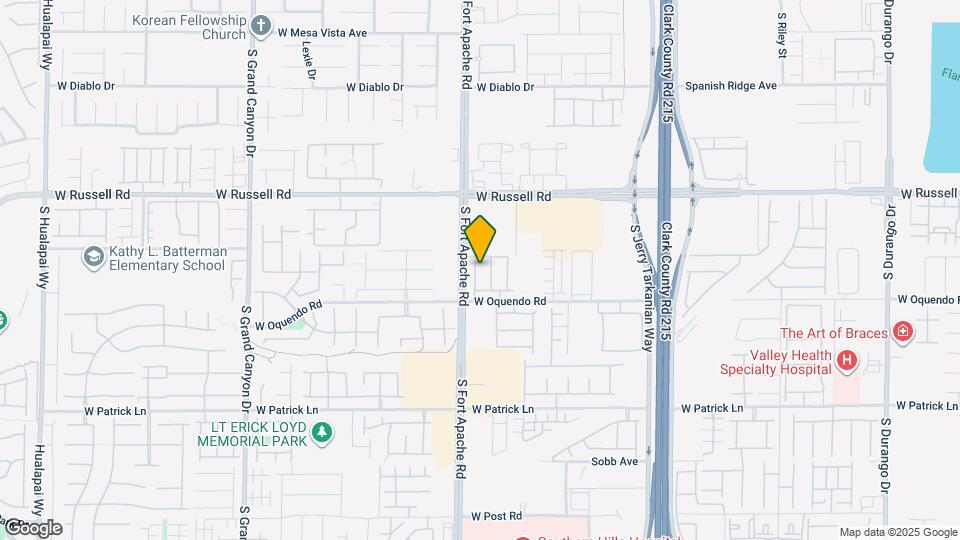 5840 Amber Mesa St Map and Location Details