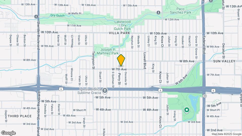 700 Perry St Map and Location Details