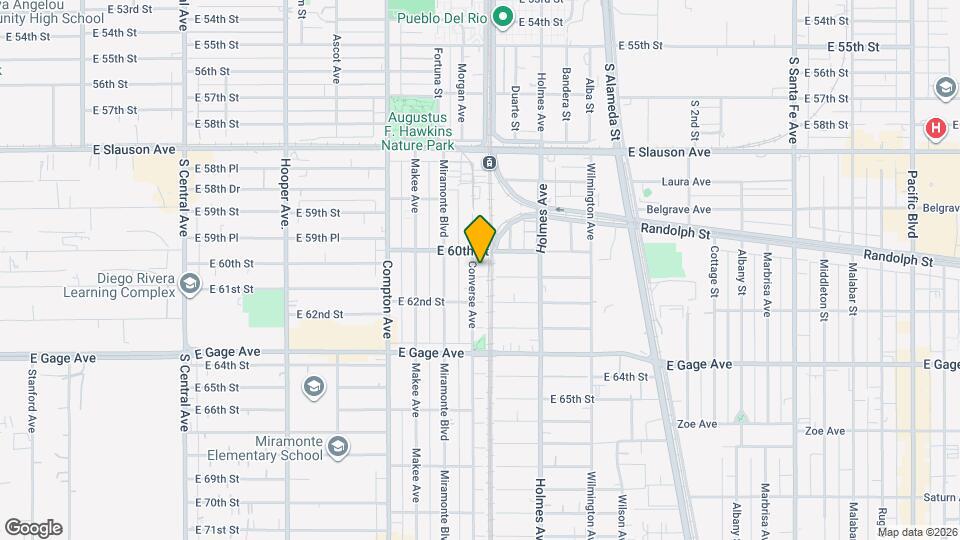 1659 E 61st St Map and Location Details