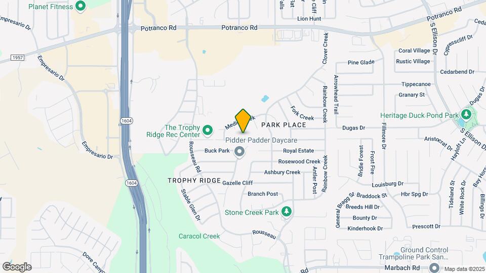 10611 Manor Creek Map and Location Details