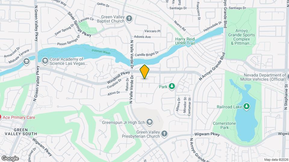 1888 Woodhaven Dr Map and Location Details