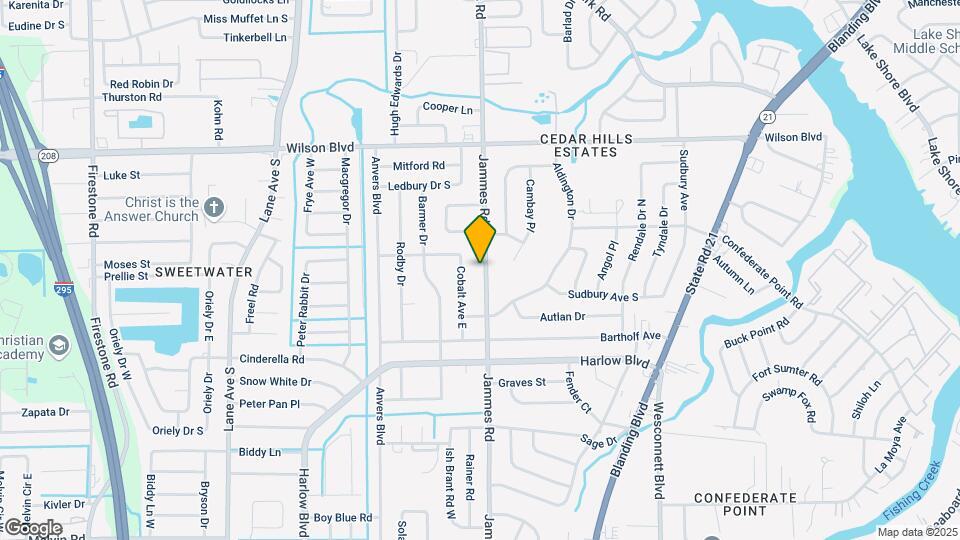 3910 Jammes Rd Map and Location Details