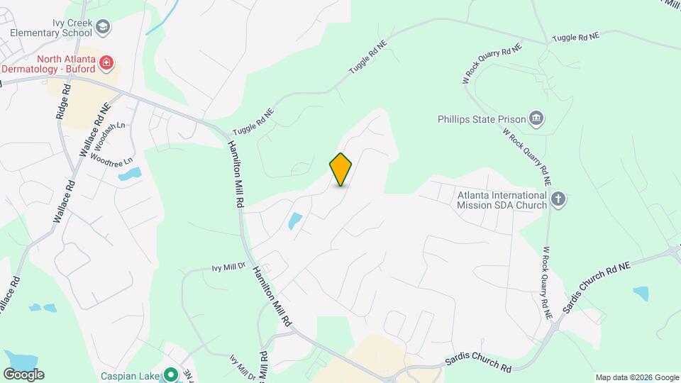 4581 Plantation Mill Tr NE Mapa y Detalles de la Ubicación