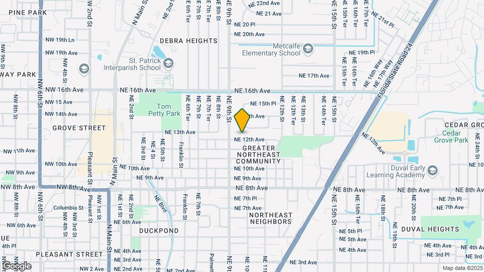 930 NE 12th Ave Map and Location Details