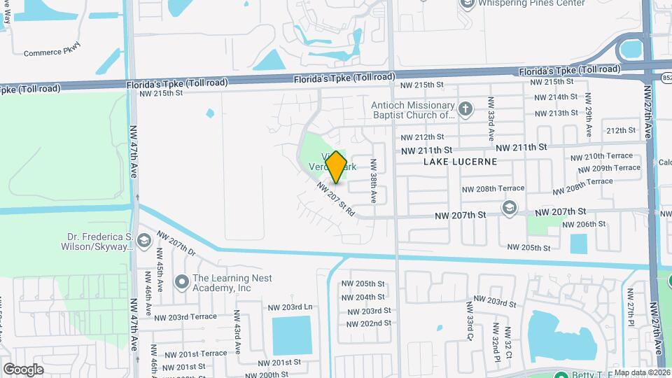 3896 NW 207th St Map and Location Details